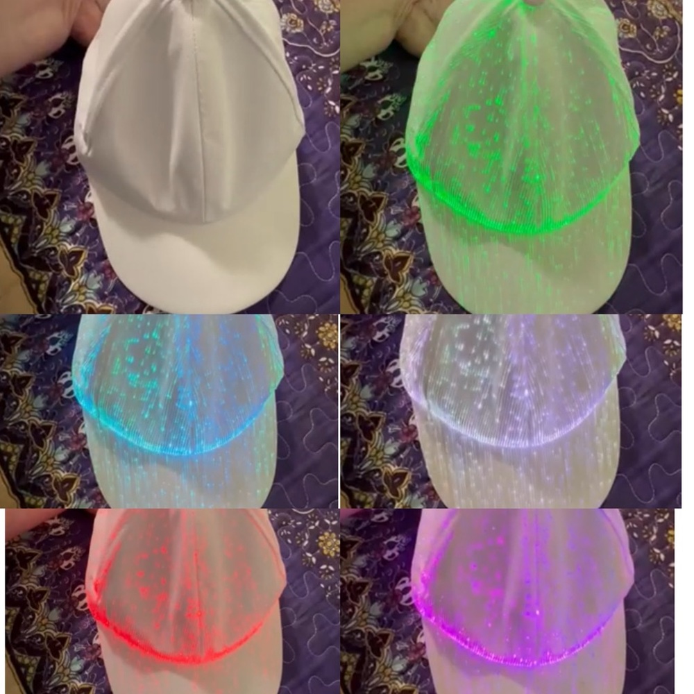 USB Charging Light Up Baseball Hat